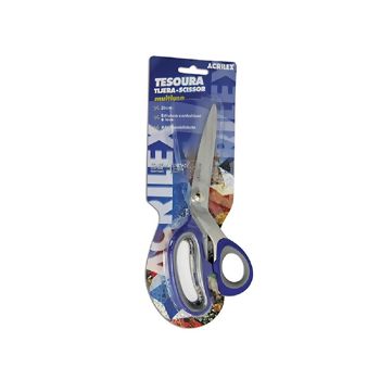 Tesoura_Acrilex_20cm-Azul-delarestecidos